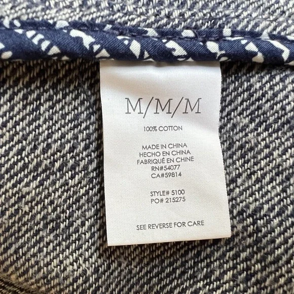 CAbi Blue Adventure Anorak Jacket Size Medium STYLE 5100 - Picture 7 of 8